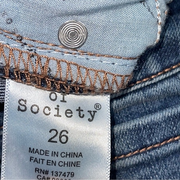 Articles of Society Jeans Women’s SZ 26 Ankle Crop High Rise - Picture 8 of 13